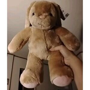 Build A Bear Pawlette‎ Bunny BAB Rabbit Plush 14"  Stuffed Tan Easter Cute NWT